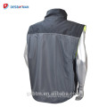 Chaqueta reflectante reversible de seguridad vial para carretera con mangas extraíbles con cremallera Convierte la chaqueta Class 3 en chaleco clase 2